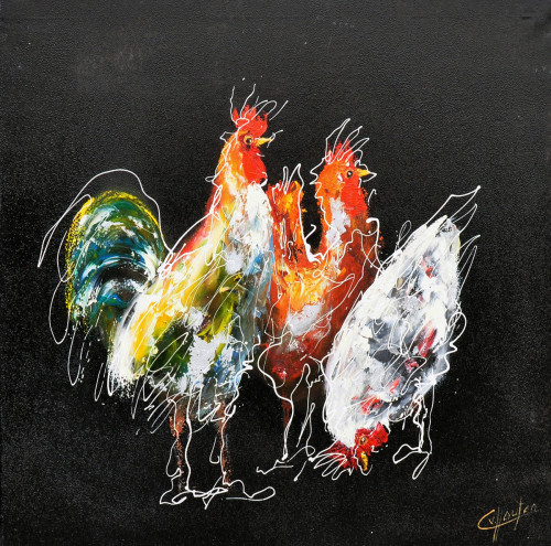 Caspar van Houten + One white chicken